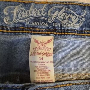 Faded Glory Bermuda Denim Shorts